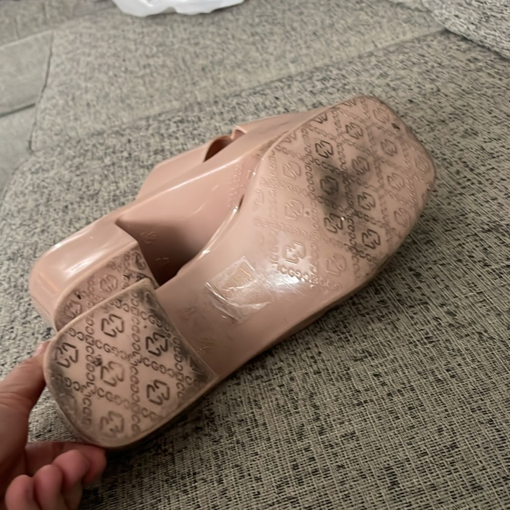 Jeffrey Campbell Nude Slides Size 10 - Picture 11 of 11